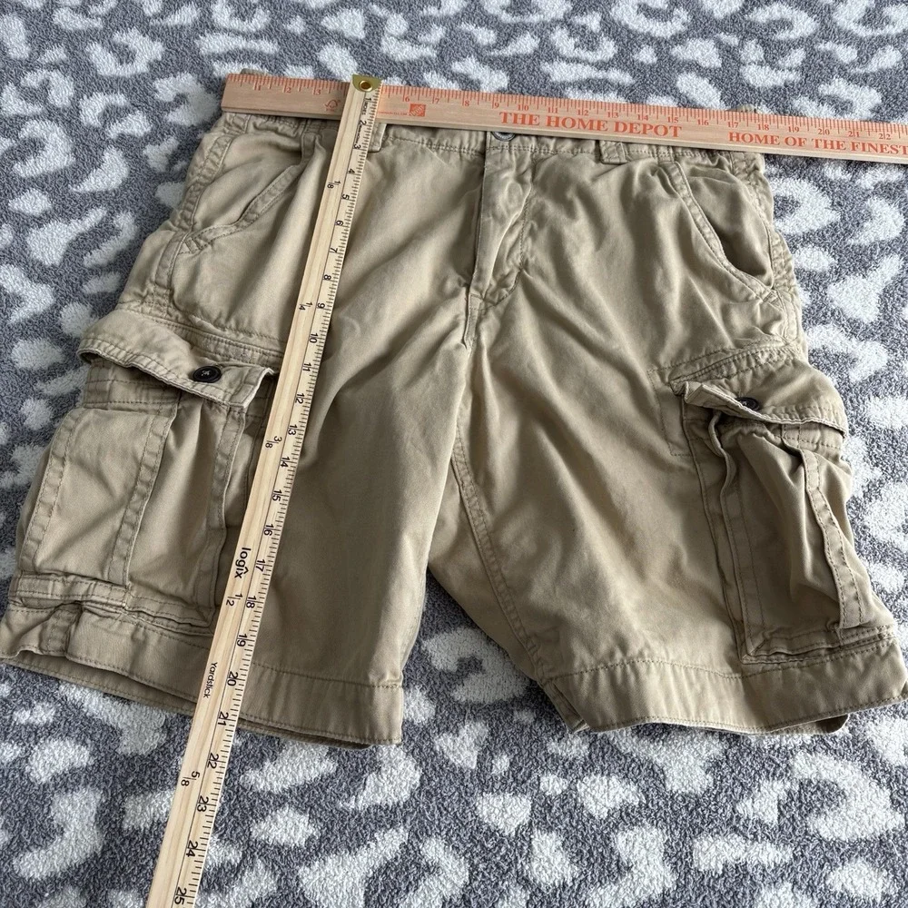 American Eagle | Cargo Shorts Men's Size 34 Khaki Beige Classic Y2K